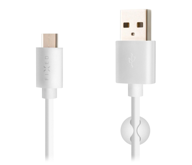 FIXED Kabel USB/USB-C 2m biały FIXD-UC2M-WH - 1342413 - zdjęcie